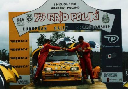Jacek Sikora i Marek Kaczmarek - Fiat Cinquecento Sporting.